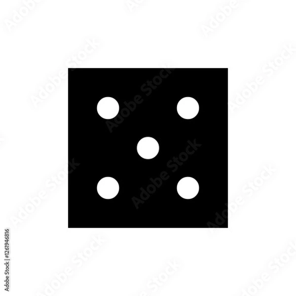 Fototapeta Dice Five
