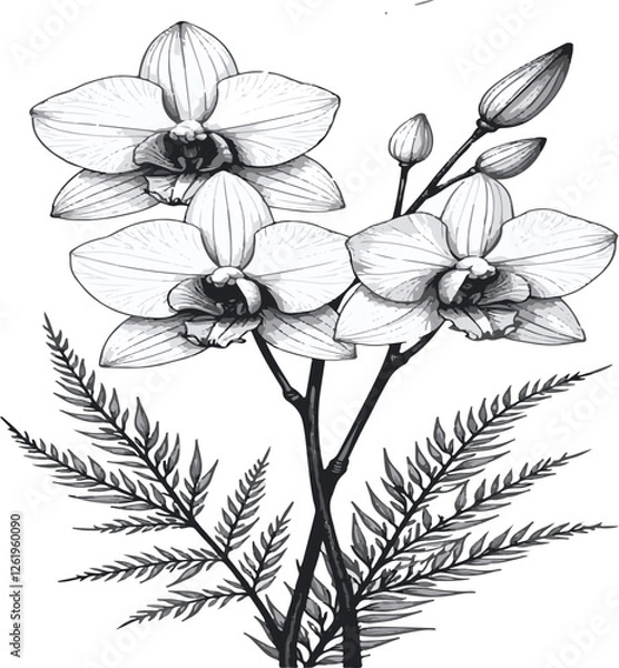 Fototapeta floral design vector illustration  