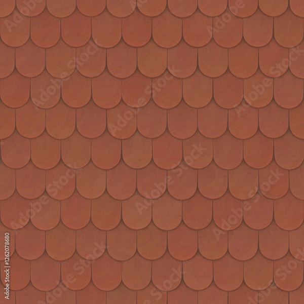 Obraz red tile roof