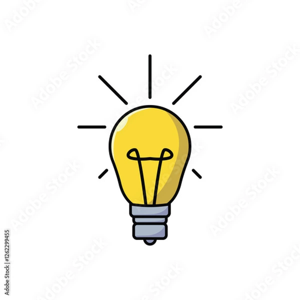 Obraz idea lighbulb