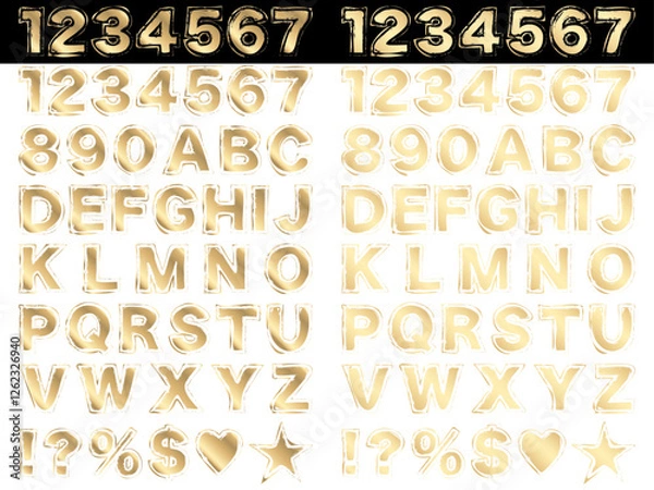 Obraz 文字フチ、筆、7白金