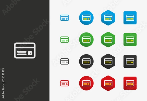 Obraz Credit card icon