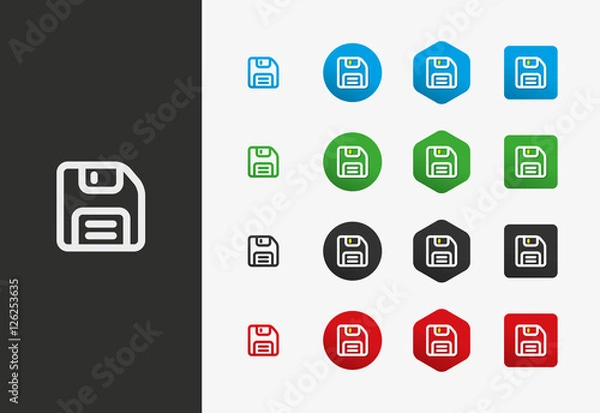 Obraz Floppy disk icon