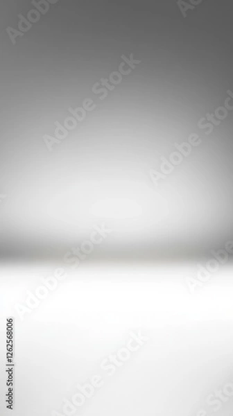 Obraz Elegant Gray and White Gradient Background for Photography