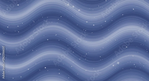 Obraz Serene abstract art captures the magic of a starry night