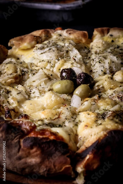 Obraz Pizza de cebolla