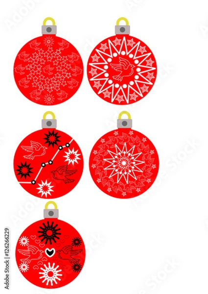 Obraz Новогодние шары