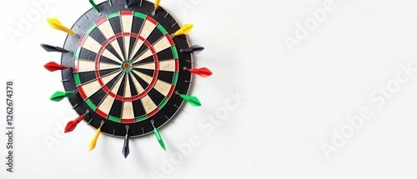 Obraz Professional Darts Poster with Copy Space Background