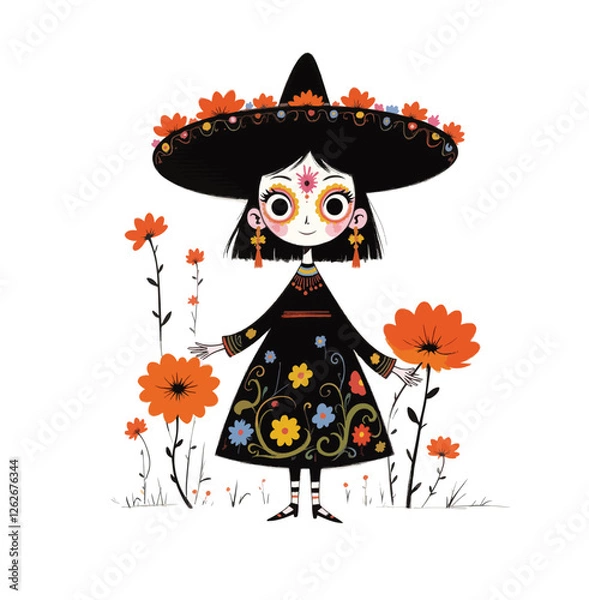 Fototapeta cinco de mayo, vector mexico