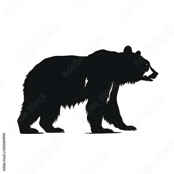 Obraz bear silhouette