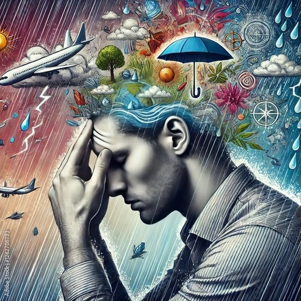 Obraz Weather related pressure or hu