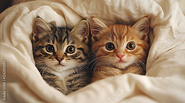 Obraz a cozy kitten moment