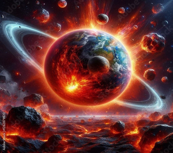 Obraz planet in space