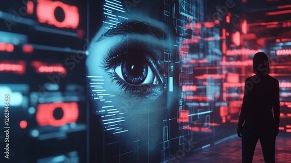 Obraz Digital age challenges and personal data privacy challenges