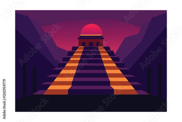 Fototapeta vector illustration of an abstract background