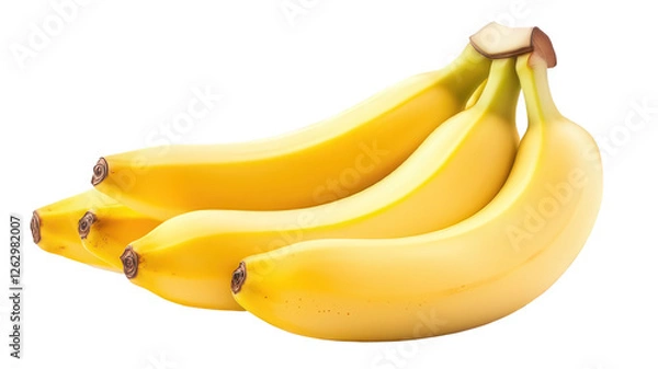 Obraz banana isolated on transparent background