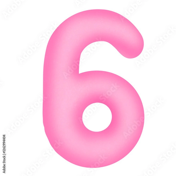 Obraz Pink number 6