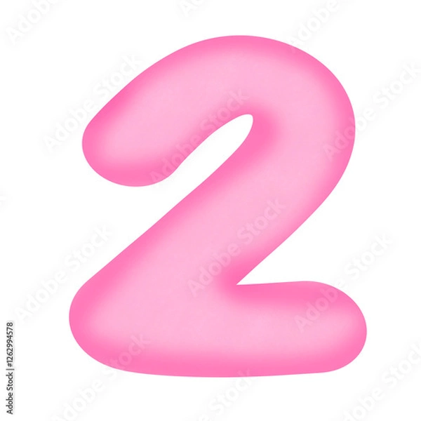 Obraz pink number 2