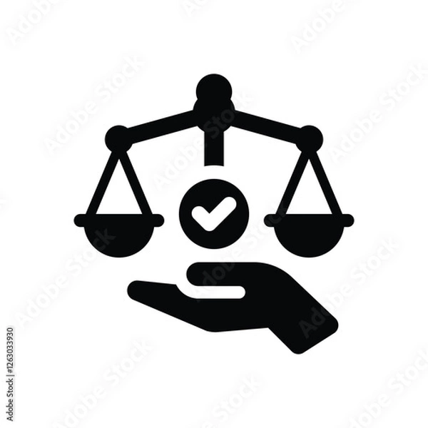 Obraz Human rights icon