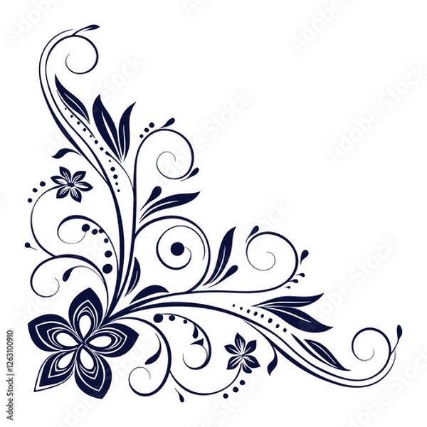 Obraz Intricate Mandala Flower Design .