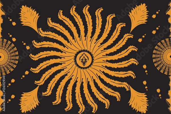 Obraz abstract floral background