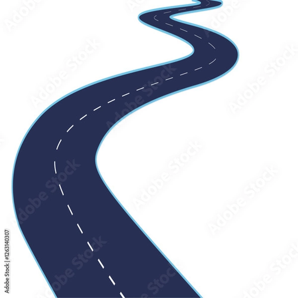 Obraz company-time-line-with-road