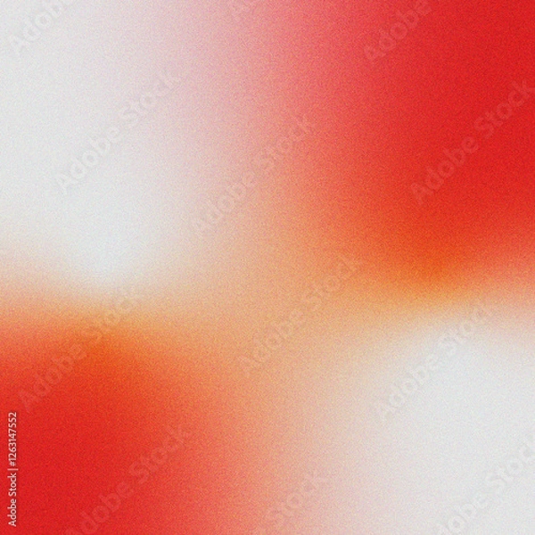 Obraz Abstract Gradient Noise Texture Background with Orange to White Color Transition for Digital Art and Graphic Design