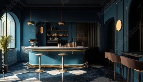 Obraz Bar setups focus on functionality and aesthetic appeal.