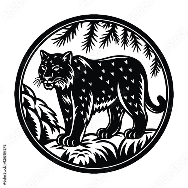 Obraz vector illustration of a tiger