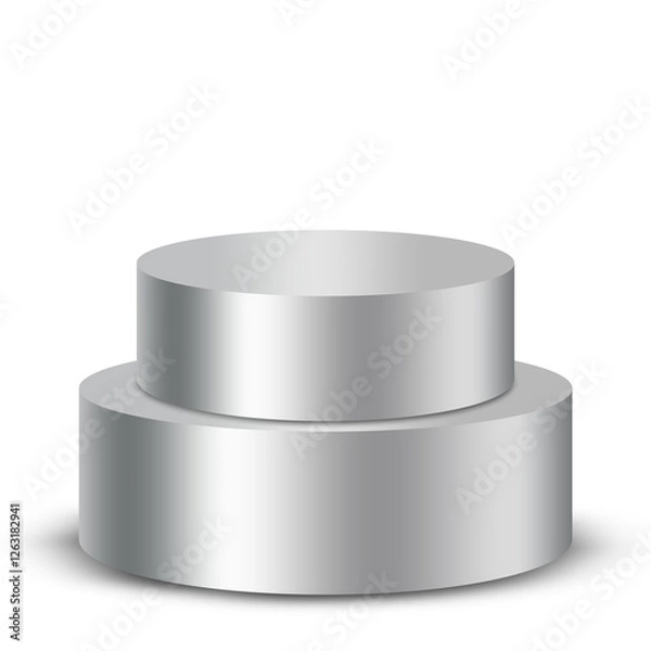 Obraz Silver podium 
