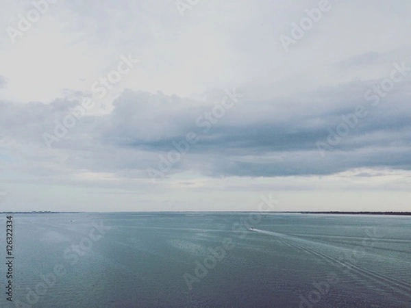 Obraz Water, cloud and sky view