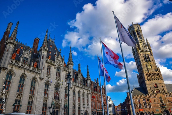 Obraz La Grand-place de BRuges
