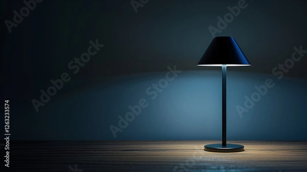 Fototapeta Minimalism Table Lamp Background