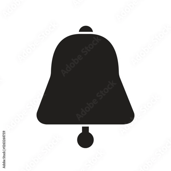 Obraz Notification bell icons vector illustration. editable icon