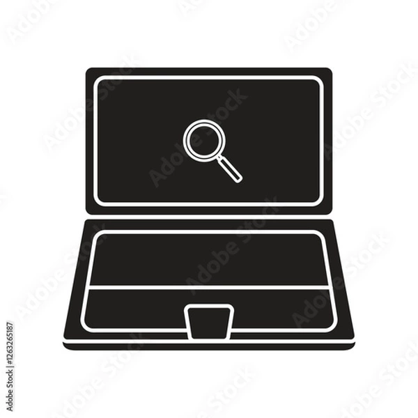 Obraz laptop editable icon