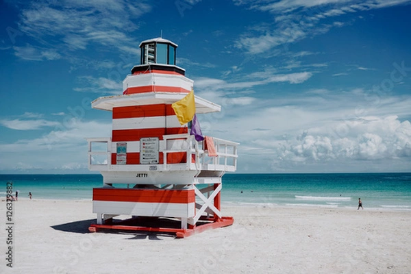 Obraz Beach Lifeguards watchout