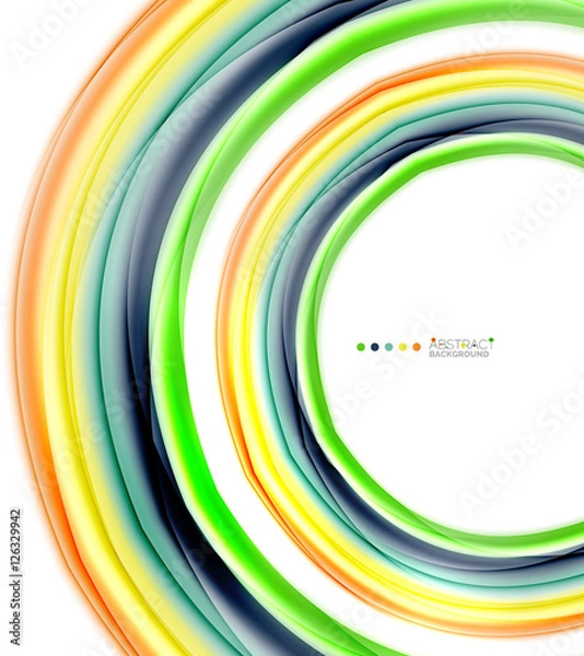 Fototapeta Abstract wave template