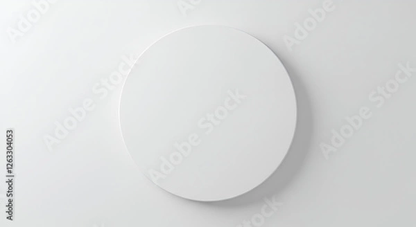 Fototapeta white circle