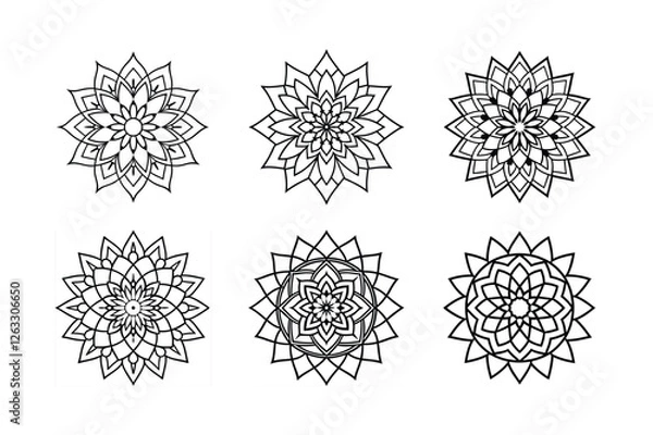 Fototapeta mandala design bundle 