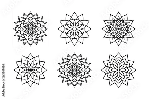 Fototapeta mandala design bundle 
