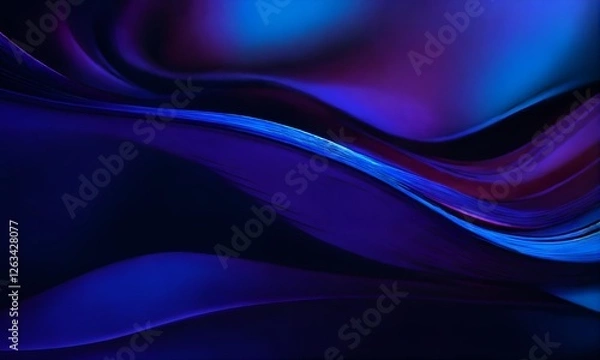 Fototapeta abstract blue silk background