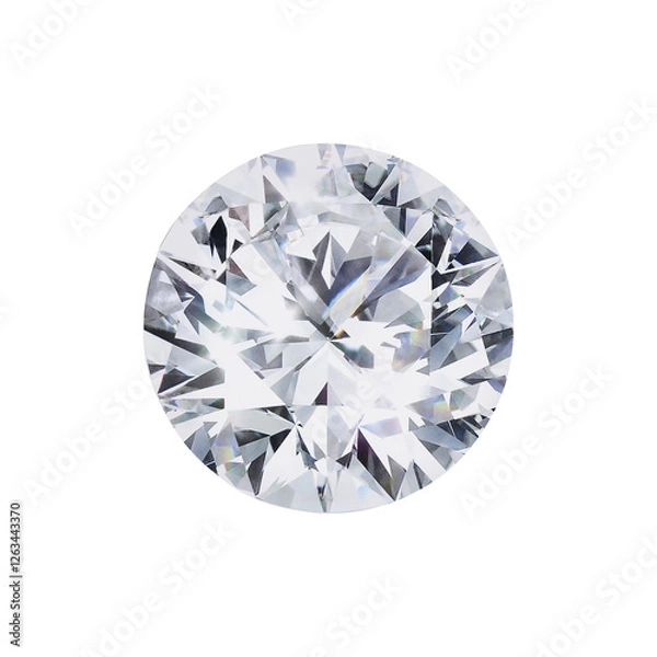 Fototapeta diamond on white background