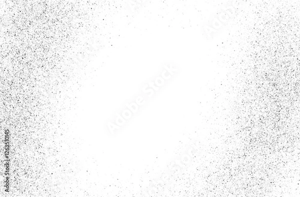 Fototapeta Black Ink Splash with Grunge Effect and Fine Details on a Light Surface