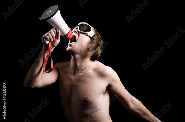 Fototapeta sprachrohr