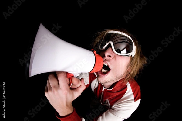 Fototapeta sprachrohr