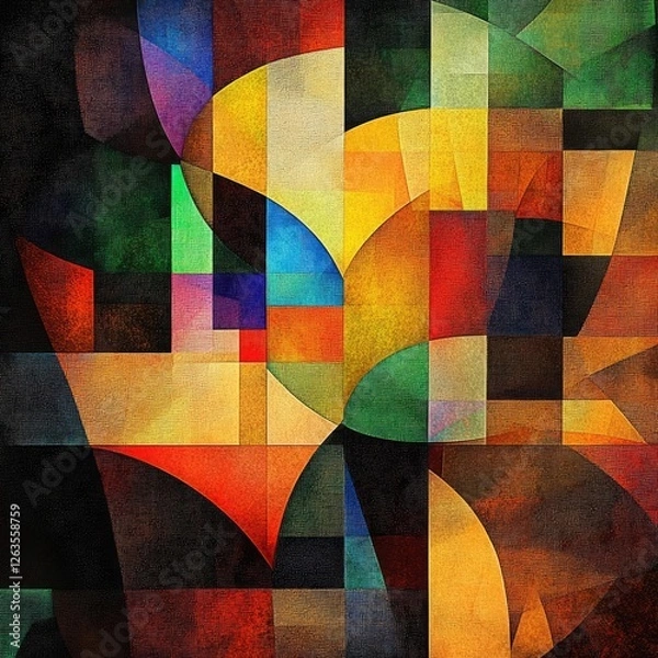 Fototapeta Elegant Modern Abstract Mosaic Pattern Backdrop