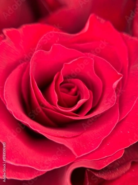 Obraz red rose close up