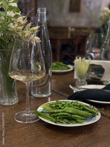 Obraz salad in a restaurant