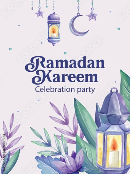 Obraz Ramadan social media post design