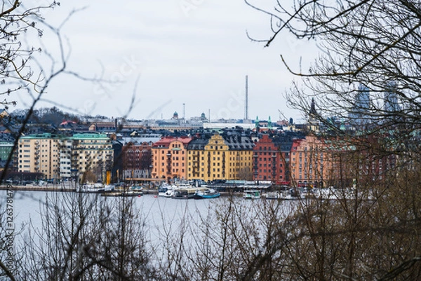 Obraz ストックホルムの景観